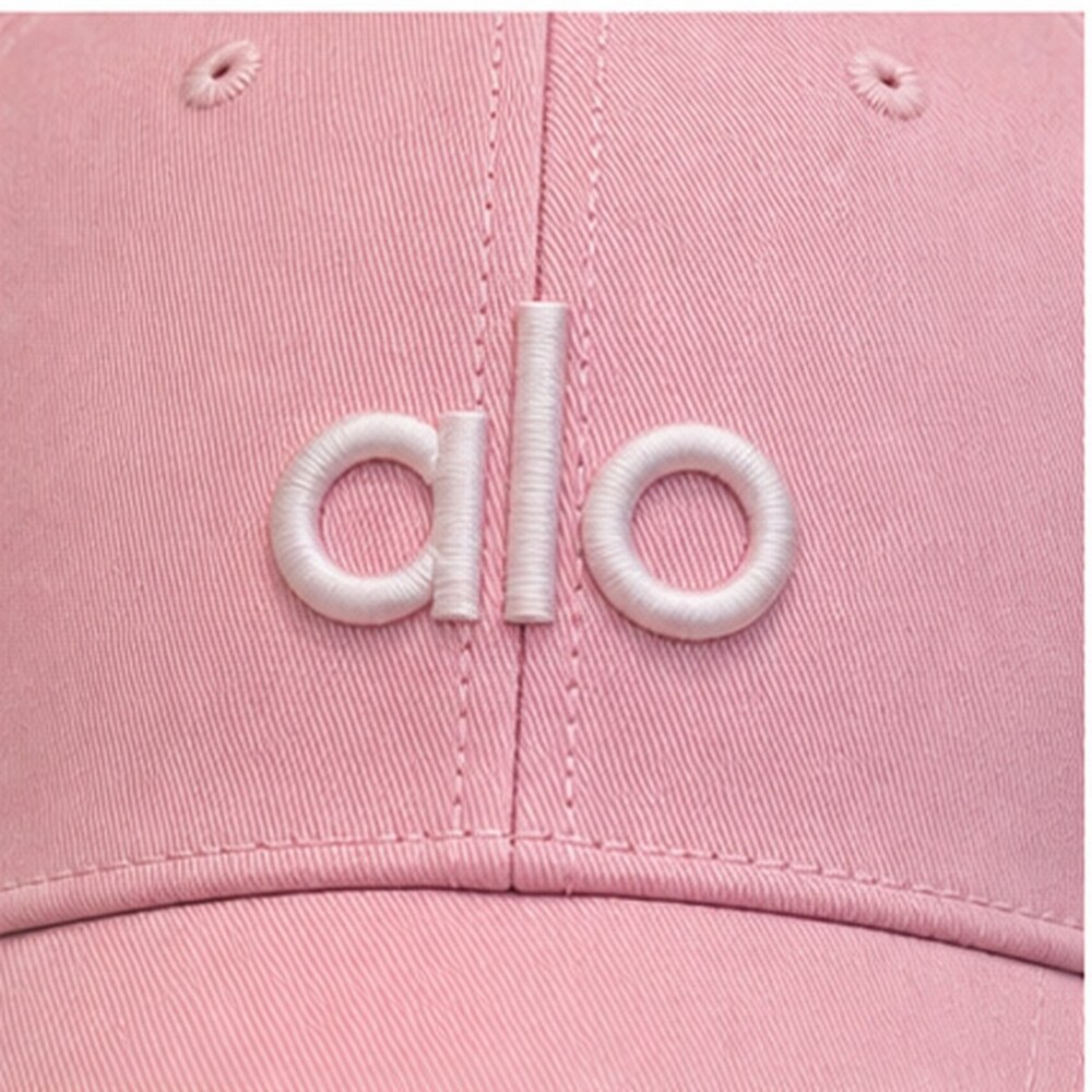 ALO Yoga Pink Gym Baseball Cap Hat Logo - Picture 4 of 8